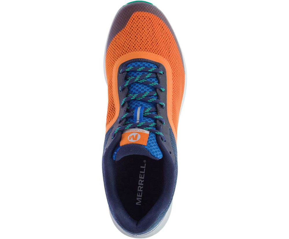 Tenis Homem - Merrell Mtl Skyfire - Laranja/Azuis - JAI954620